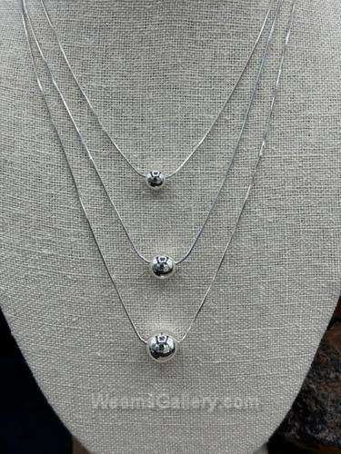 Sterling Silver Waterfall Necklace by Suzanne Woodworth
